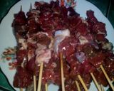 Foto langkah ke 4 dari resep Sate Sapi Empuk.