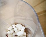 A picture of step 1 of Coconut Milk Shake.