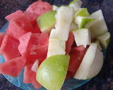 Foto del paso 1 de la receta: Zumo de sandía y manzana