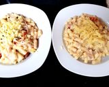 A picture of step 4 of My Macaroni cheese with Tomatoes and Tuna. 😘.