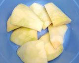 Foto langkah ke 1 dari resep Tumis buah pepaya muda saus teriyaki.