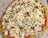 Foto del paso 5 de la receta: Pizza con base de brócoli 🥦 y zanahoria 🥕
