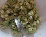 Pas rețetă Pâinici naan cu iaurt, făină integrală și salată de avocado 5 fotografie