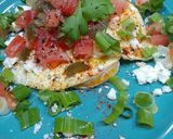 A picture of step 1 of Tex-Mex Eggs.