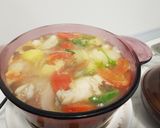 รูปขั้นตอนการทำที่ 4 ของ ซุปมะกะโรนีไก่
