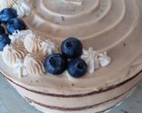 Áfonyás karamelltorta"félpucéran" gluténmentesen recept fázis 12 fotója