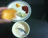 A picture of step 2 of Stuffed Capsicum Recipe with Besan.