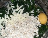 Foto del paso 2 de la receta: Hamburguesas de espinaca avena y queso
