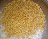 A picture of step 1 of Dal Khichidi.