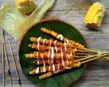 Cara Membuat Sate jagung manis pedas 5