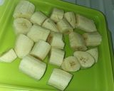 Foto langkah ke 1 dari resep Es pisang coklat.
