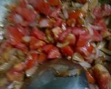 A picture of step 4 of Masala peas.