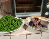 Foto langkah ke 1 dari resep Gulai kacang panjang campur ikan tongkol.