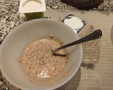 Foto del paso 3 de la receta: Tazón proteico con bebida de soja o yogur a tu gusto