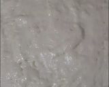 A picture of step 1 of Turkish flat pide.
