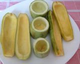 Foto del paso 3 de la receta: Zucchini, rellenos león