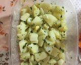A picture of step 13 of Boiled Potatoes Provençal Style with Tomato, Carrot, and Lettuce.