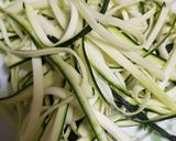 Hình bước làm 1 của món "Zoodles" in Avocado Pesto Sauce