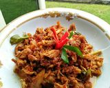 Foto langkah ke 5 dari resep Ayam Suwir Pedas Bumbu Bali 👍.