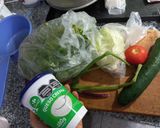Foto del paso 1 de la receta: Ensalada de hojas verdes