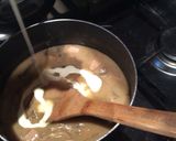 A picture of step 2 of Creamy mushroom and bacon ravioli.