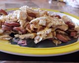 Foto del paso 3 de la receta: Huevo con tortilla y salchicha