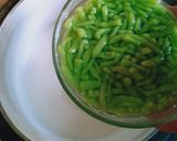 Foto langkah ke 3 dari resep Puding Tiga Lapis Sawi Labu Cendol 👌.