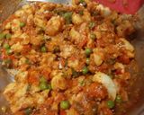 A picture of step 4 of Pav Bhaji.