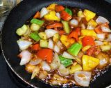 Hình bước làm 13 của món Sườn xào chua ngọt kiểu Hoa