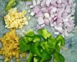 A picture of step 3 of Schezwan Chilli Potatoes with Jeera Rice.