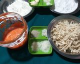 Foto langkah ke 1 dari resep 446.Cireng isi Ayam Pedas.