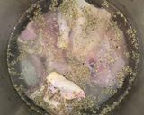A picture of step 3 of Chicken soup - pressure cooker.