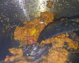 Foto langkah ke 4 dari resep Tahu dan Jantung Pisang Kuah Santan Pedas.