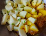 A picture of step 2 of Methi Sabji.
