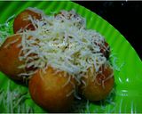 Foto langkah ke 3 dari resep Peuyeum bol toping keju (bola2 tape).