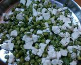 A picture of step 4 of Mung Dal Chilla.