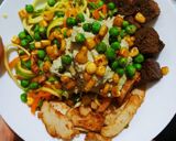 Φωτογραφία βήματος 5 της συνταγής Noodles κολοκυθιού - aka Zoodles με κρύα σως αβοκάντο