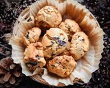 Hình bước làm 5 của món 💚 Bánh Cookies Hạt Thông Chocolate Đen
