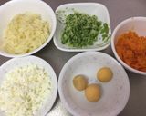 A picture of step 3 of Potato Salad Cake.