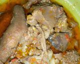 A picture of step 6 of Farfesun kayan ciki.