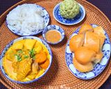 Hình bước làm 6 của món Cà ri gà