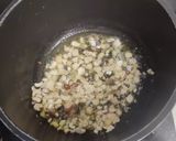 A picture of step 3 of Chikoo kesari.