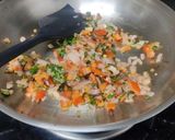 A picture of step 4 of Red rice paniyaram.