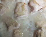 A picture of step 3 of Glazed pork chops with sautéed rice.