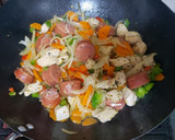 Foto del paso 3 de la receta: Cocimiento o "discada" en wok