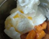 A picture of step 2 of Mango Souffle.