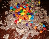 A picture of step 3 of Candy Brownies.