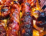 A picture of step 6 of Bbq 🍖 Bacon 🥓 Wrapped Hot Dogs 🌭.