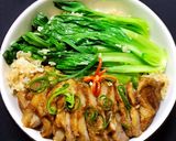 Hình bước làm 3 của món Cơm Trộn Xá Xíu