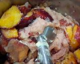 صورة لخطوة 2 من وصفة سوربيه الخوخ والنكتارين🍨 Peach and nectarine sorbet